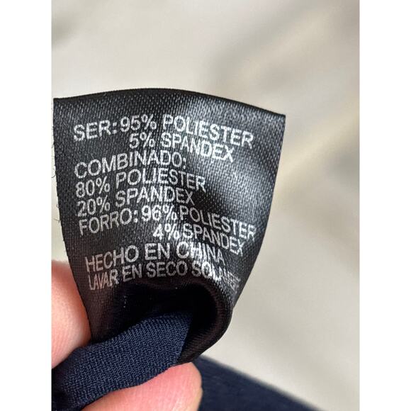 Antonio Melani Women’s 4 Blue Bloom One Shoulder Lined Sheath Midi Dress NWT - Picture 6 of 7